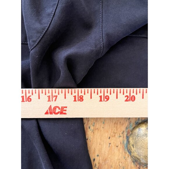 Tommy Bahama Mens 100% Silk Black Short Sleeve Button-Up Shirt Large Relaxed Fit - Picture 4 of 5